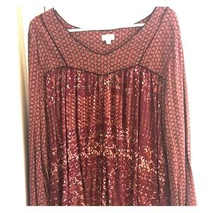 Long sleeve blouse by Avenue 18/20